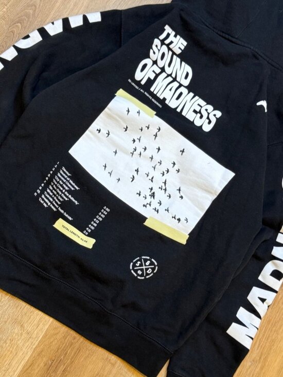 Shinedown Hoodie 2008 Sound Of Madness Album Concert Tour Black Album S - Picture 4 of 6